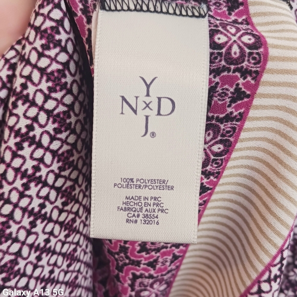 NYDJ Women's Long Sleeve Button Front Tunic Top Plus Size 2X - Picture 7 of 10